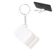 Hoken wit  RABS trolley winkelwagenmunt sleutelhanger 