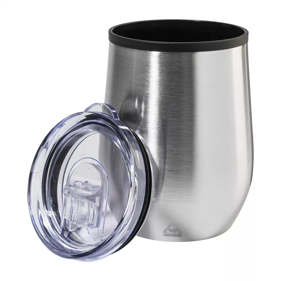 Poppy silver  RSS thermo cup 