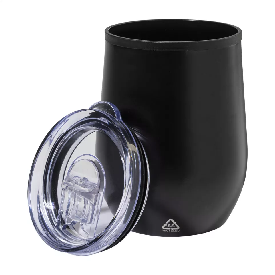 Poppy noir  Mug thermos 