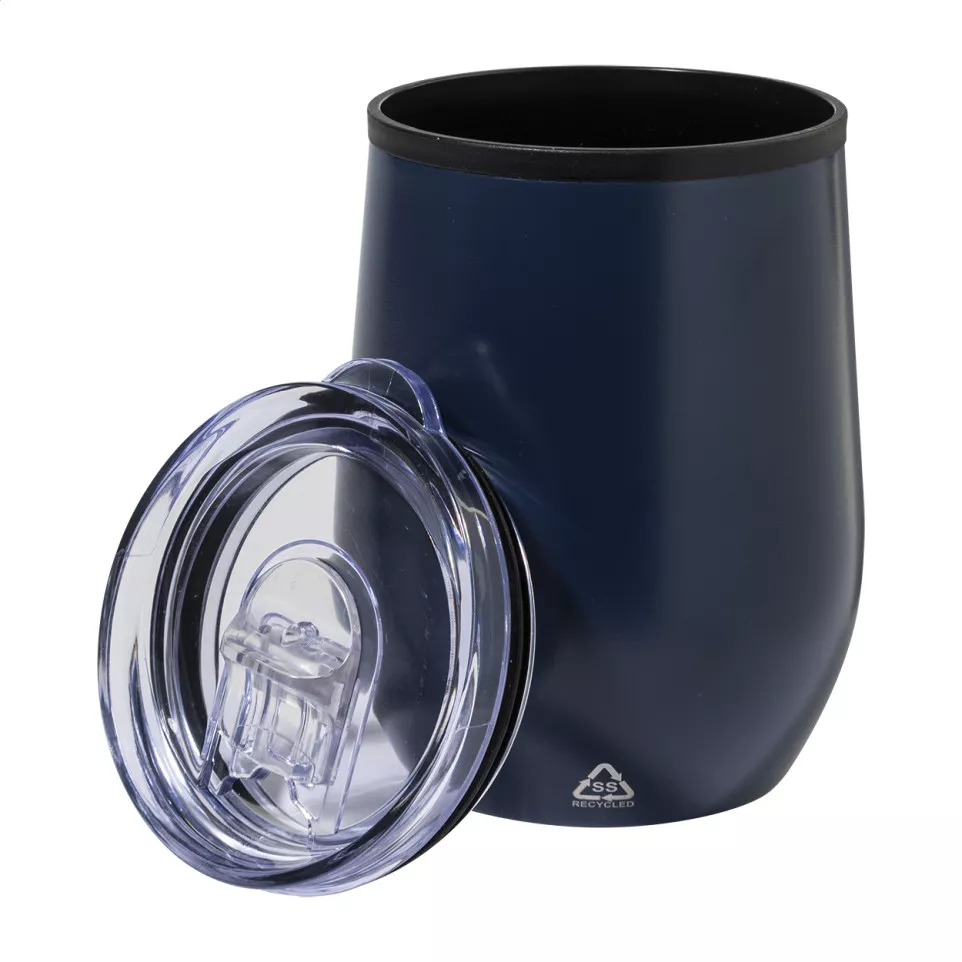 Poppy bleu foncé  Mug thermos 