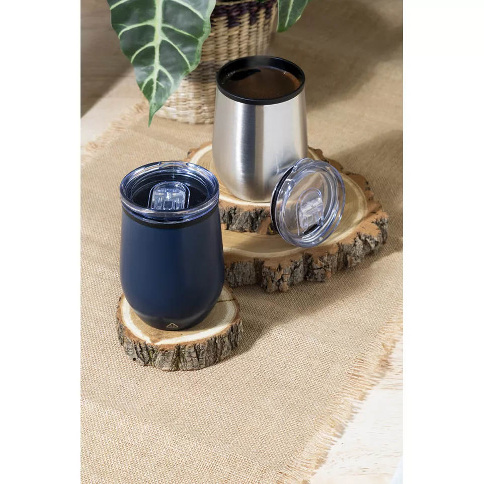 Poppy bleu foncé  Mug thermos 