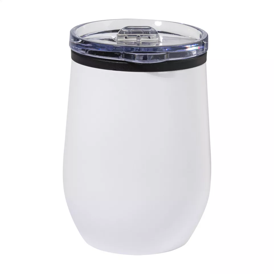 Poppy blanc  Mug thermos 