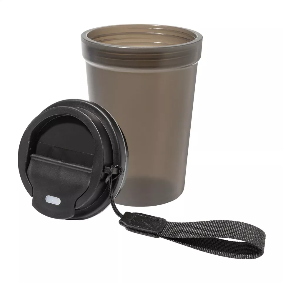 Frobbu zwart  travel cup 