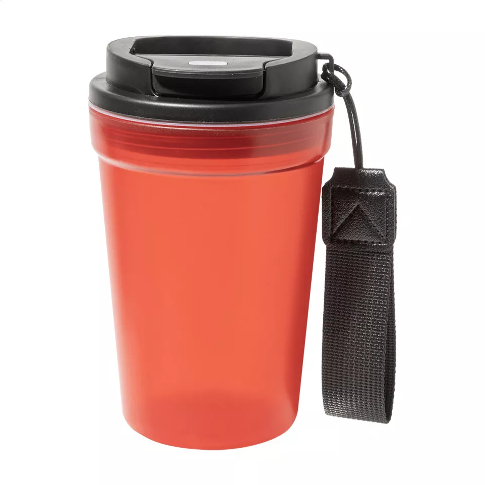 Frobbu red  travel cup 
