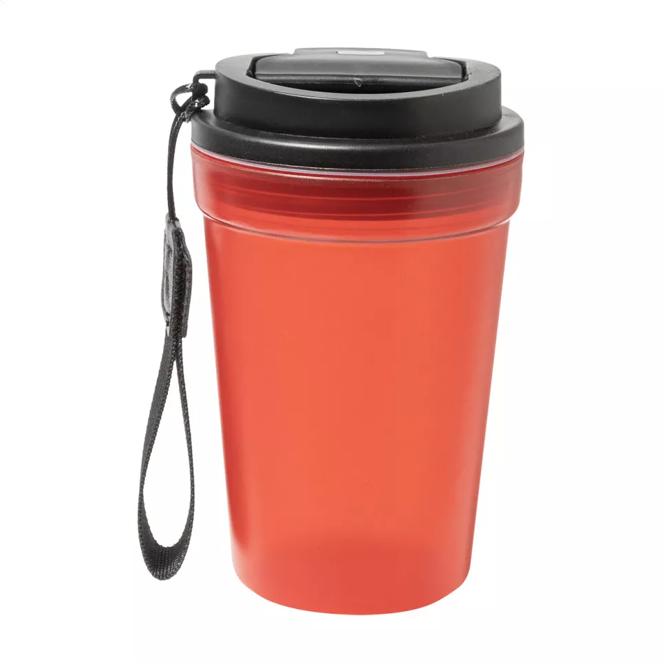 Frobbu red  travel cup 