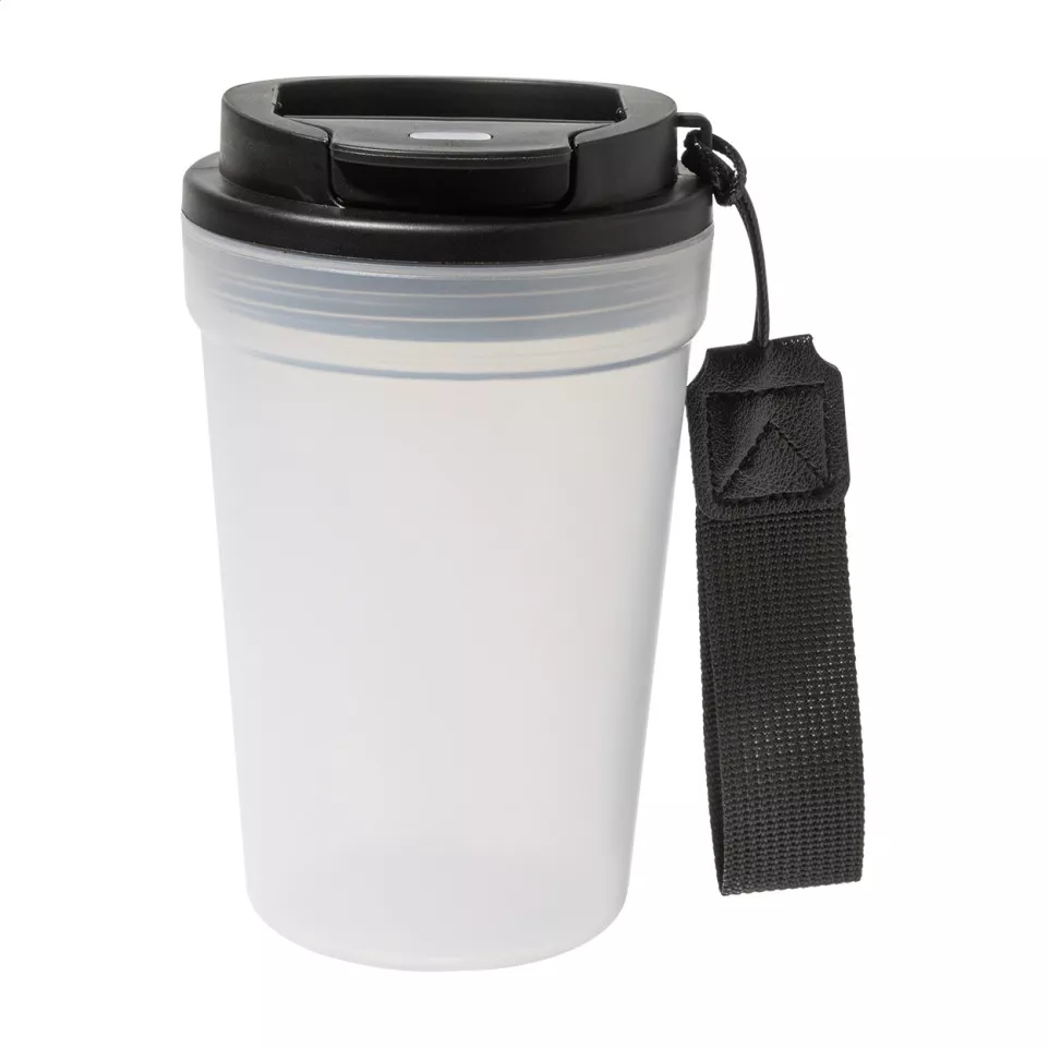 Frobbu white  travel cup 
