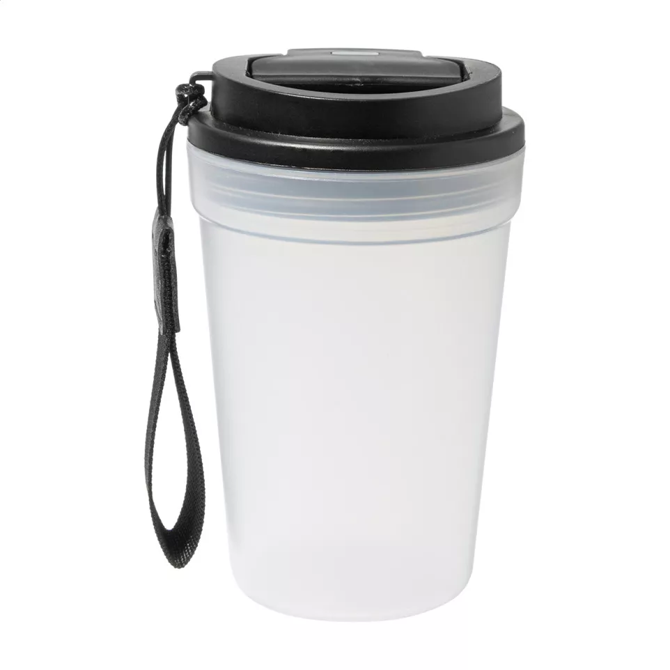 Frobbu white  travel cup 