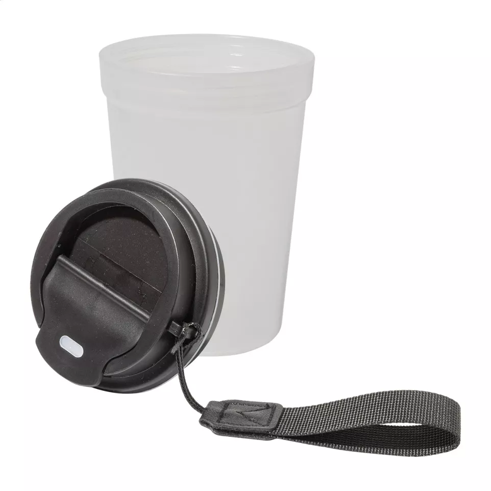 Frobbu white  travel cup 