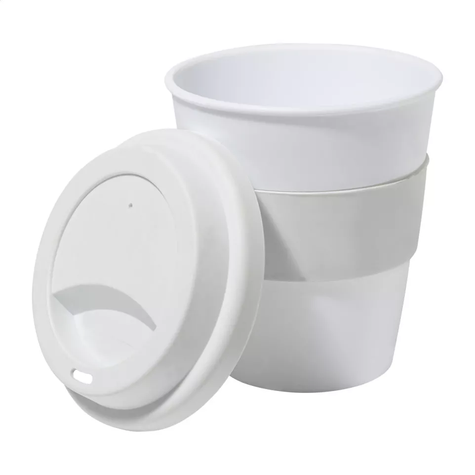 Grappulu white  travel cup 