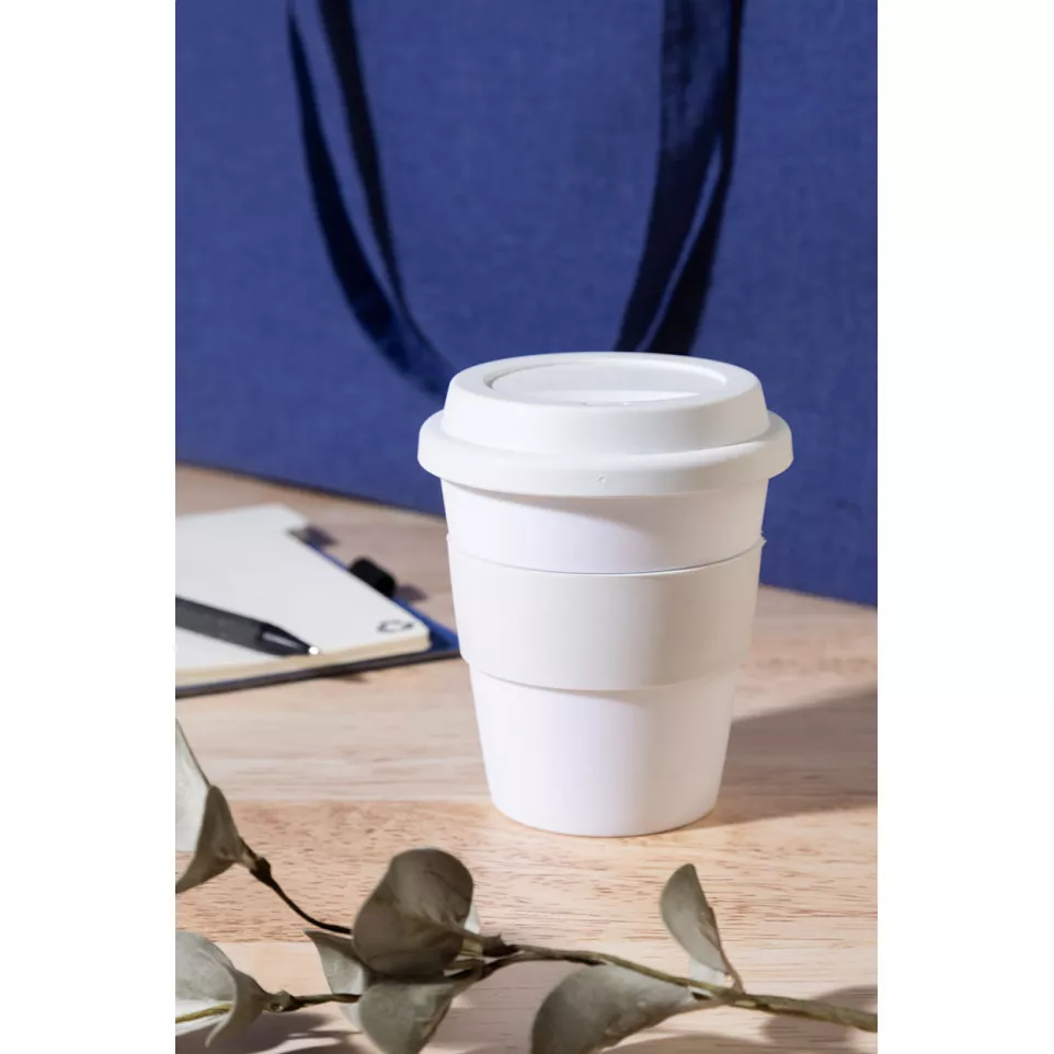 Grappulu white  travel cup 