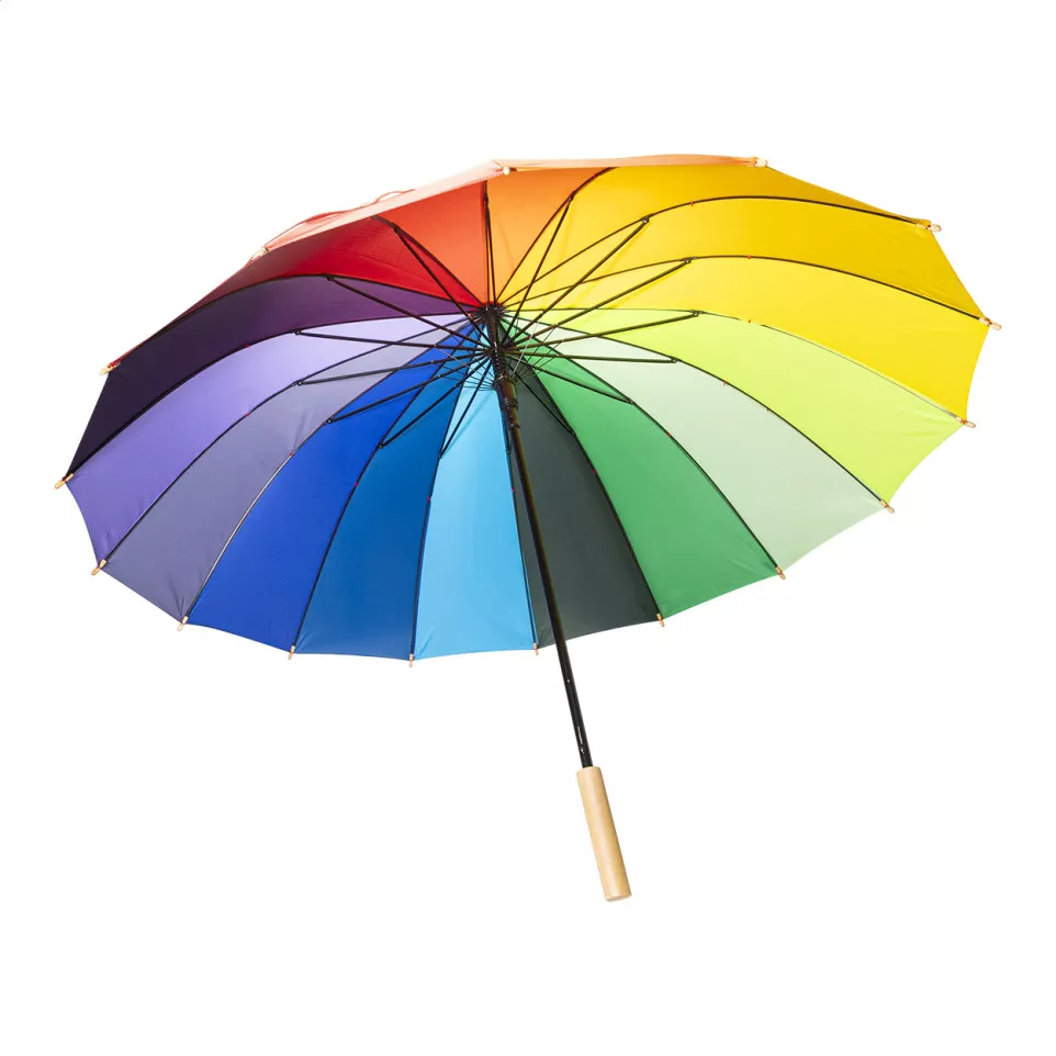 Rainjoy meerkleurig  regenboog paraplu 