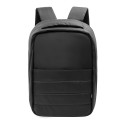 Leland black  RPET backpack 