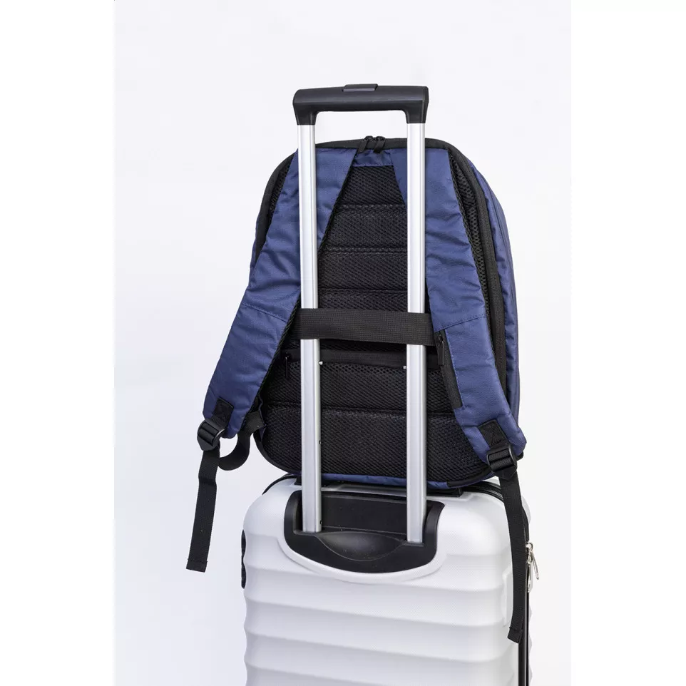 Leland bleu foncé  Sac à dos en RPET 