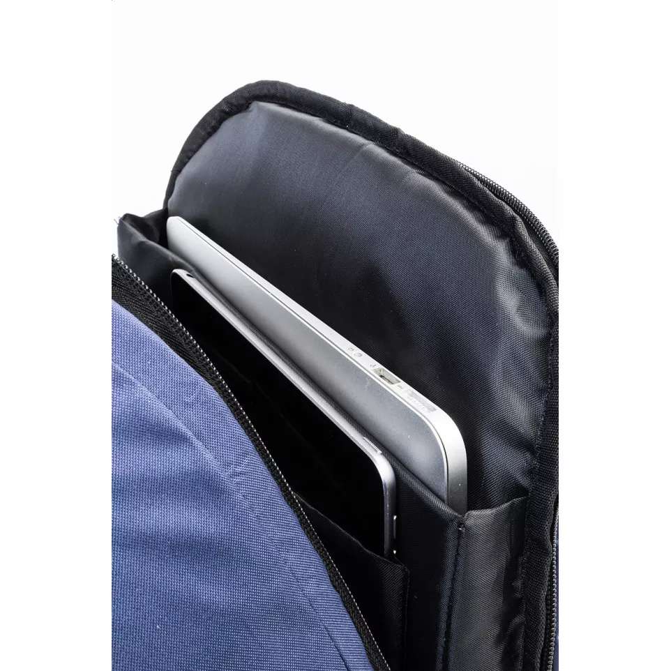 Leland dark blue  RPET backpack 