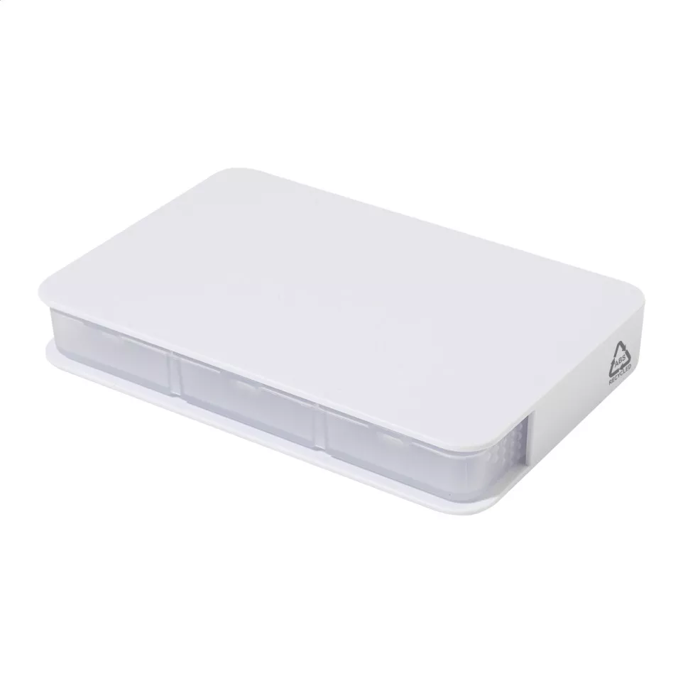 Hexpill white  RABS pillbox 