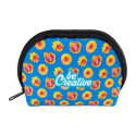 CreaBeauty Soft S black  custom RPET cosmetic bag 