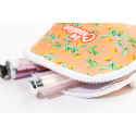 CreaBeauty Soft S white  custom RPET cosmetic bag 
