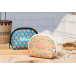 CreaBeauty Soft S white  custom RPET cosmetic bag 