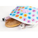 CreaBeauty Soft M white  custom RPET cosmetic bag 
