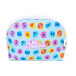 CreaBeauty Soft M white  custom RPET cosmetic bag 