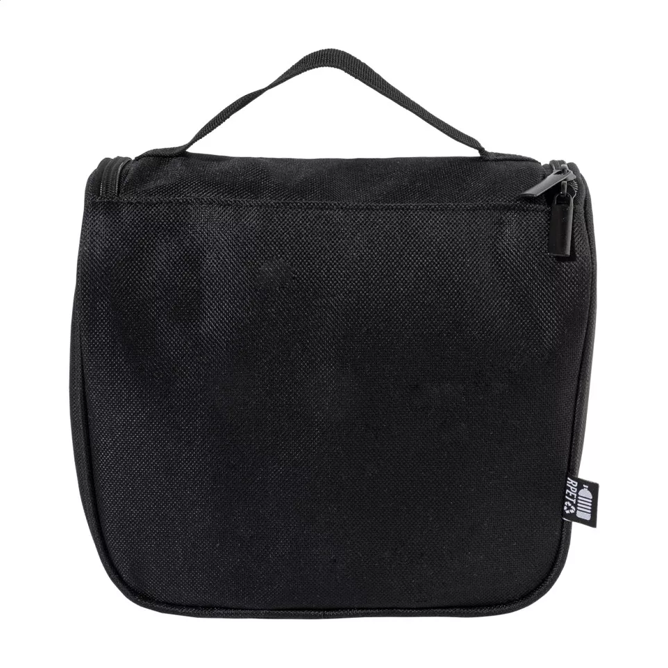 Susity black  hanging RPET cosmetic bag 