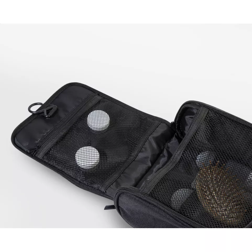 Susity black  hanging RPET cosmetic bag 