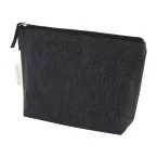 Cospex zwart  make-up tas van gerecycled katoen 