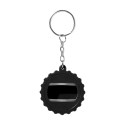 Popcap noir  Porte-clés décapsuleur en ABS 