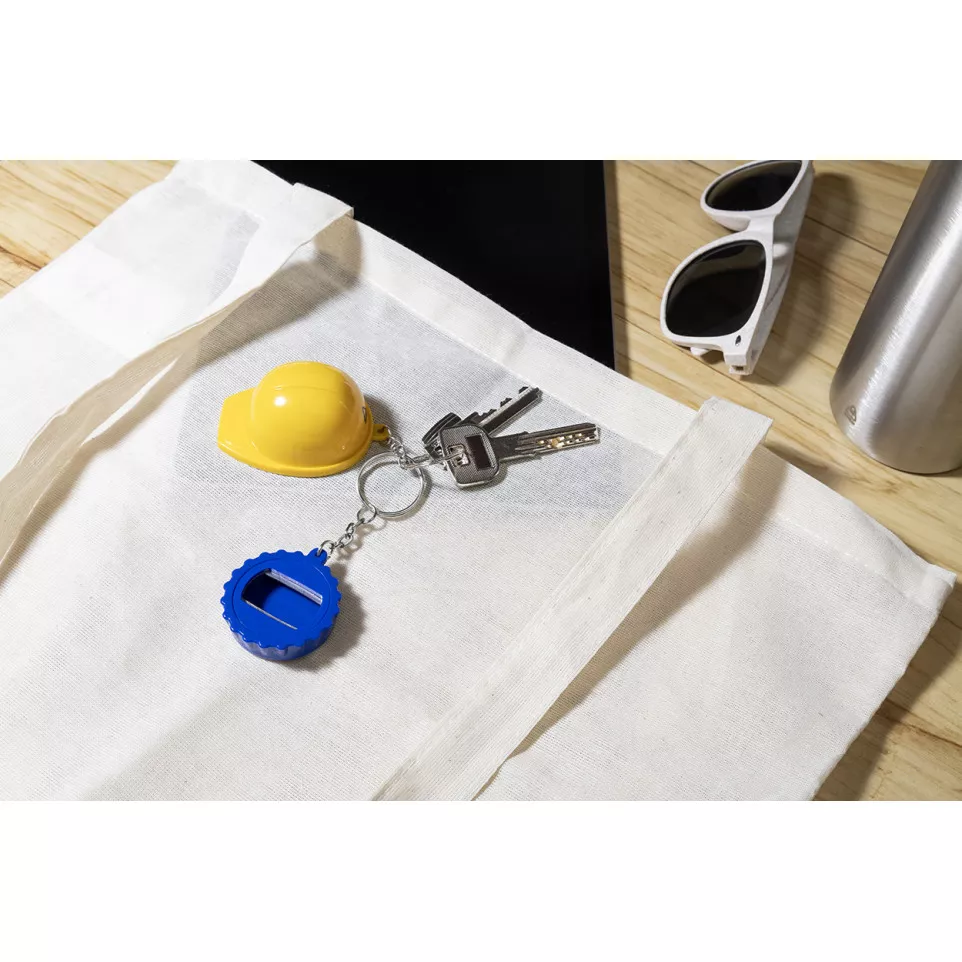 Popcap blue  RABS bottle opener keyring 