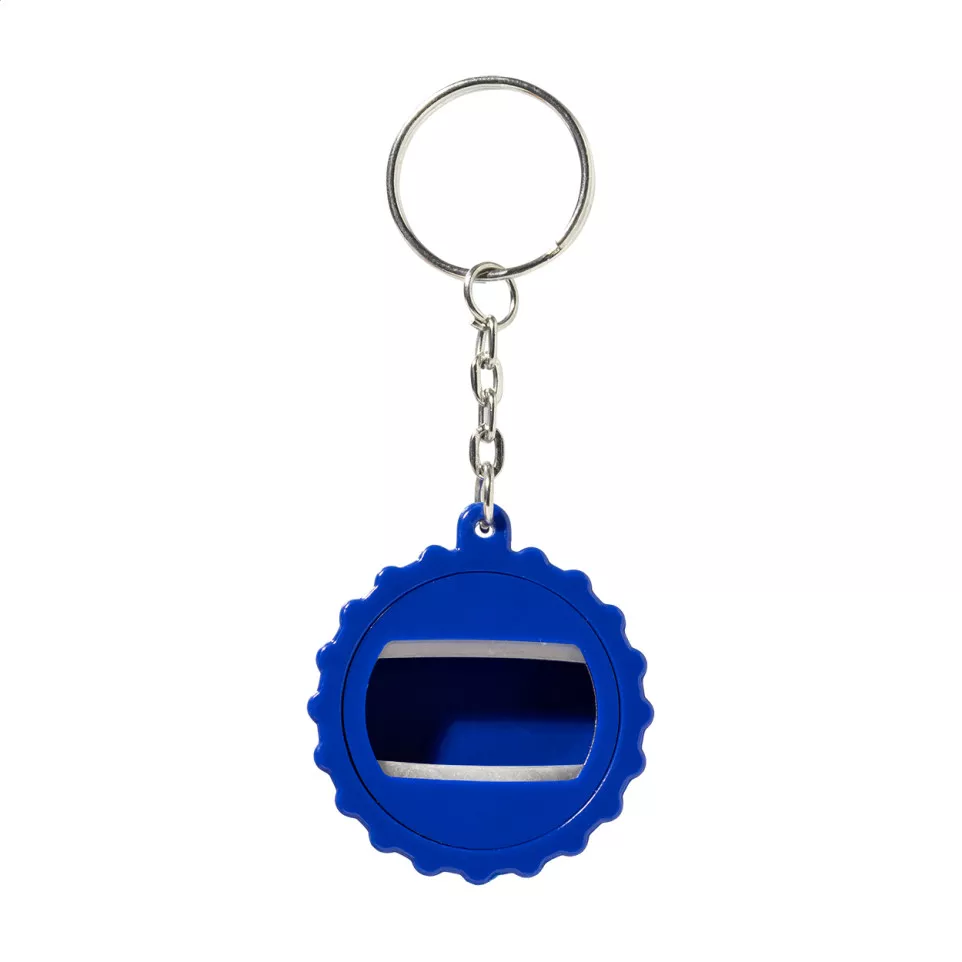Popcap blue  RABS bottle opener keyring 