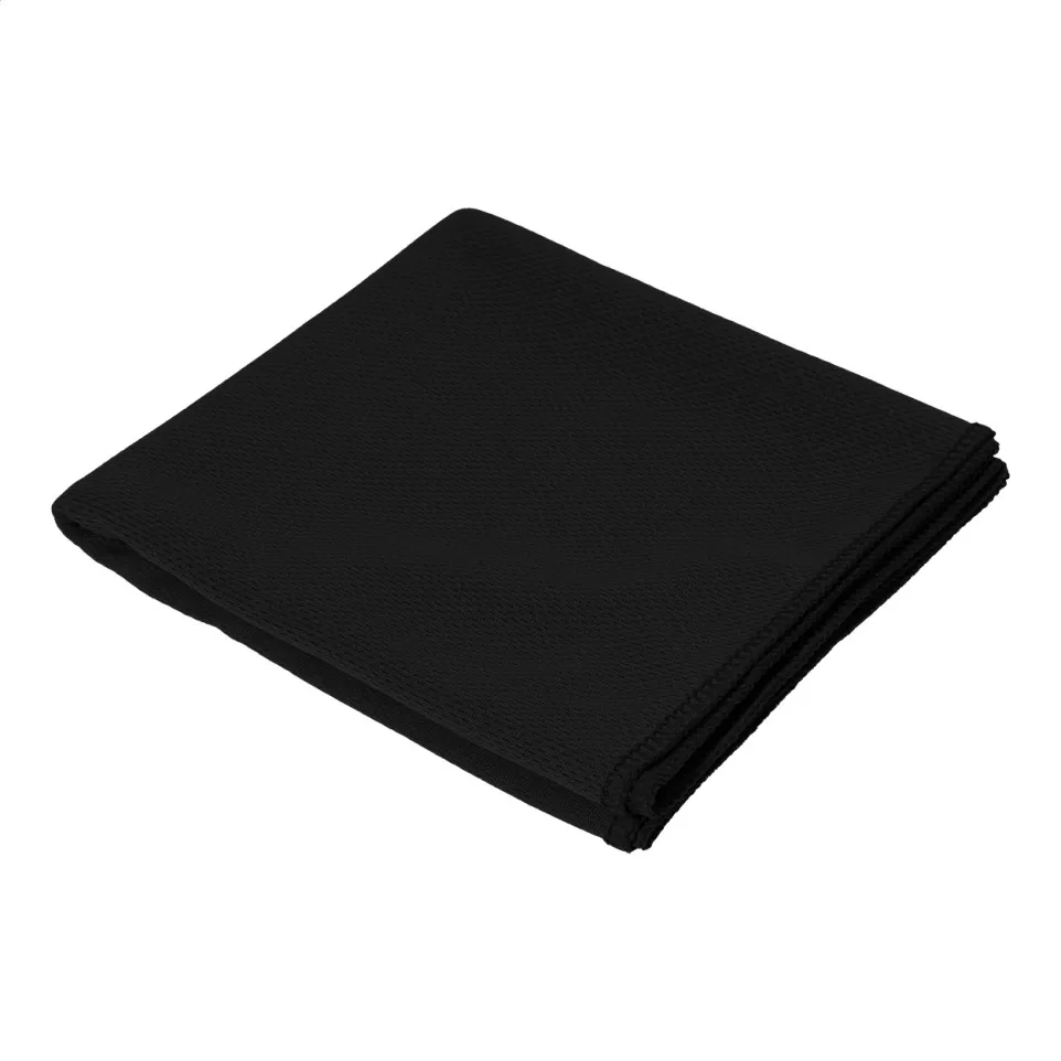 Endure zwart  RPET handdoek 