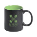Bavary green black mug 