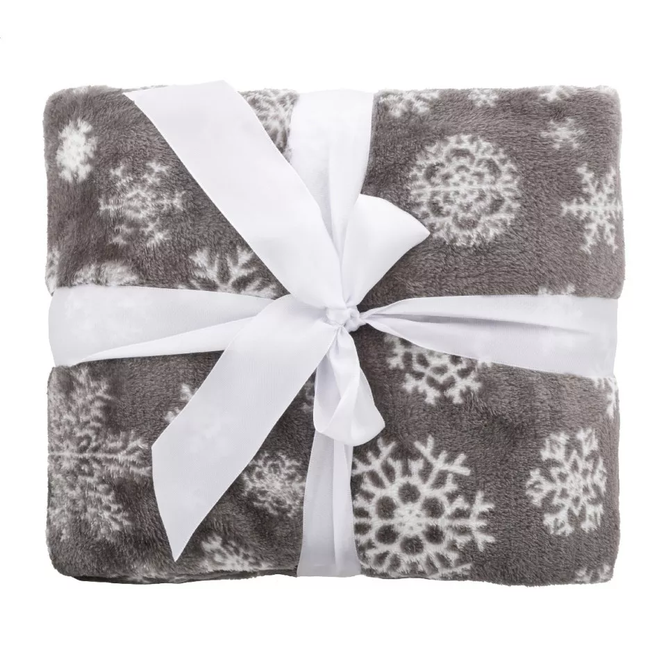 Knivsta gris  Couveture polaire RPET 