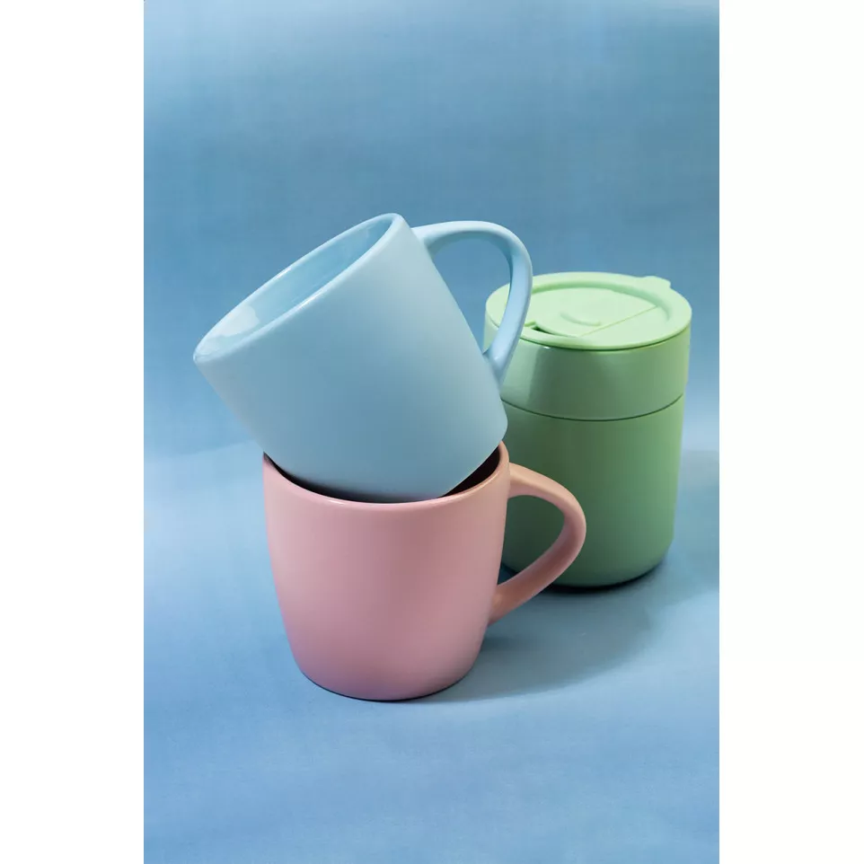 Liberica licht blauw  reis beker 