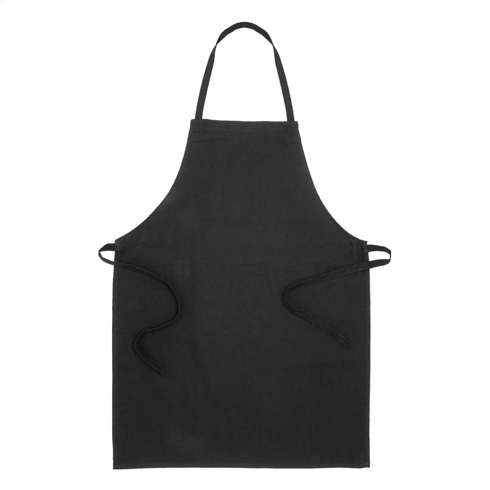 Commis black  cotton apron 