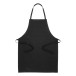 Commis black  cotton apron 