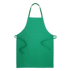Commis groen  katoenschort 