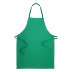 Commis groen  katoenschort 