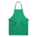 Commis groen  katoenschort 