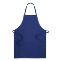Commis donker blauw  katoenschort 