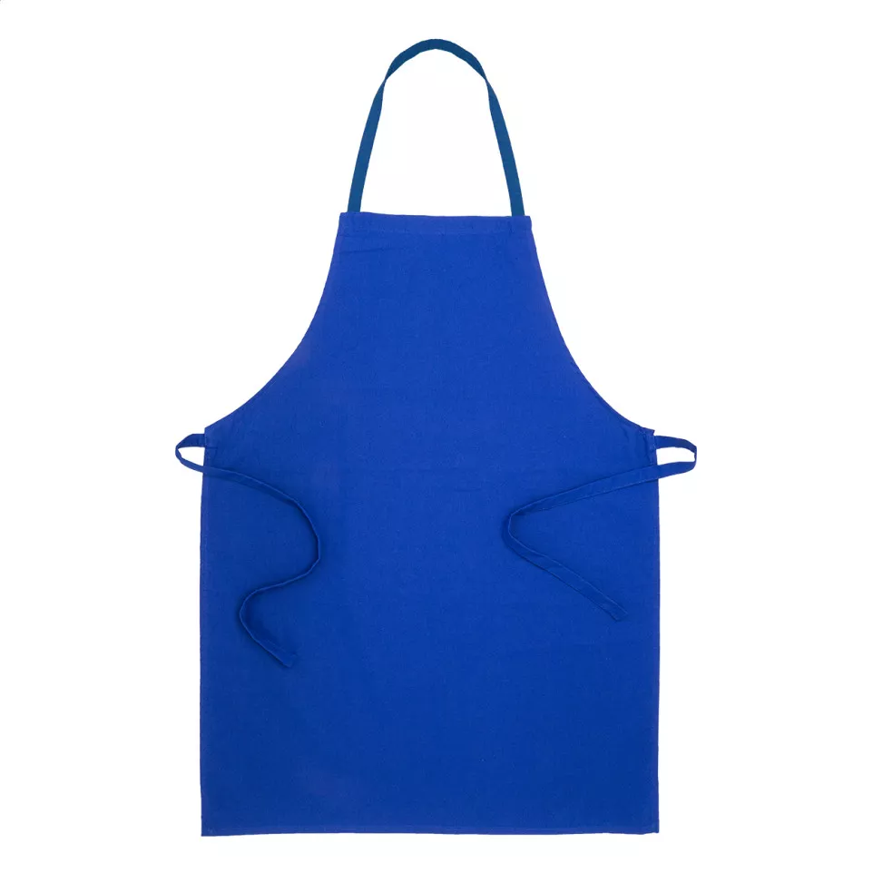 Commis bleu  tablier en coton recyclé 
