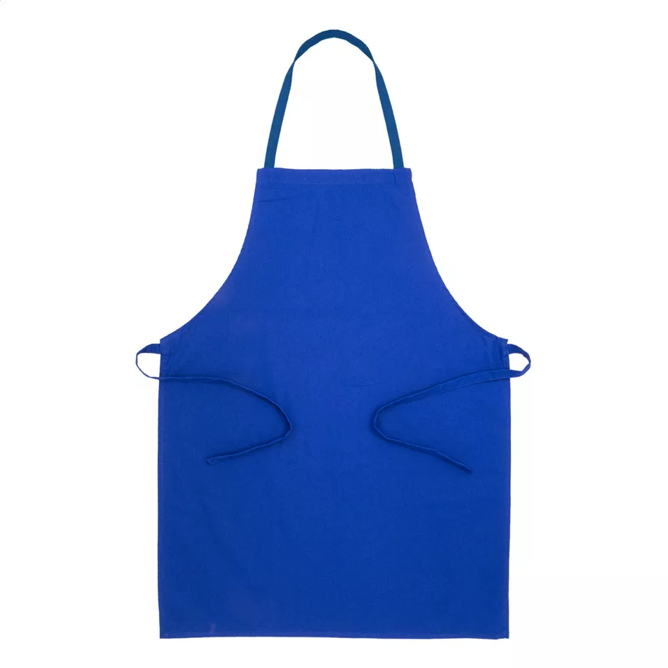 Commis blauw  katoenschort 