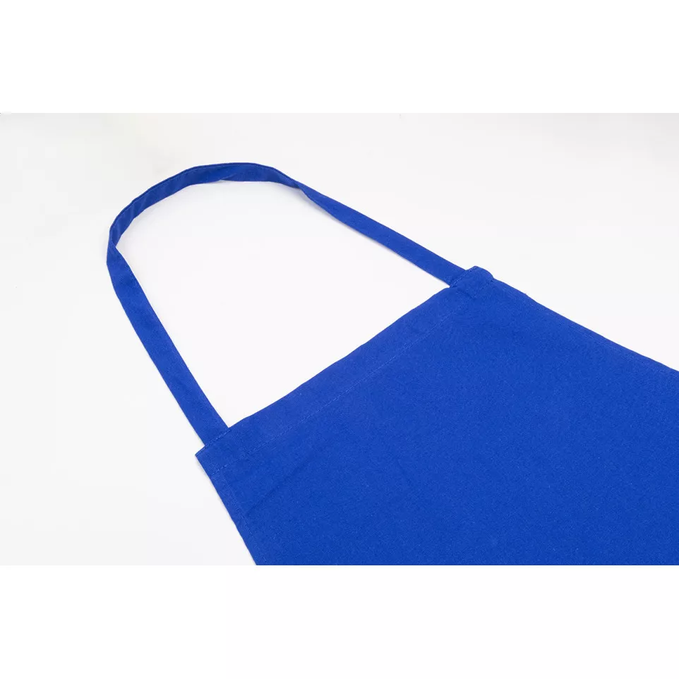 Commis blauw  katoenschort 