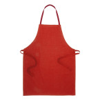 Commis rood  katoenschort 