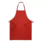 Commis rouge  tablier en coton recyclé 