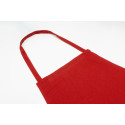 Commis red  cotton apron 