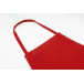 Commis red  cotton apron 