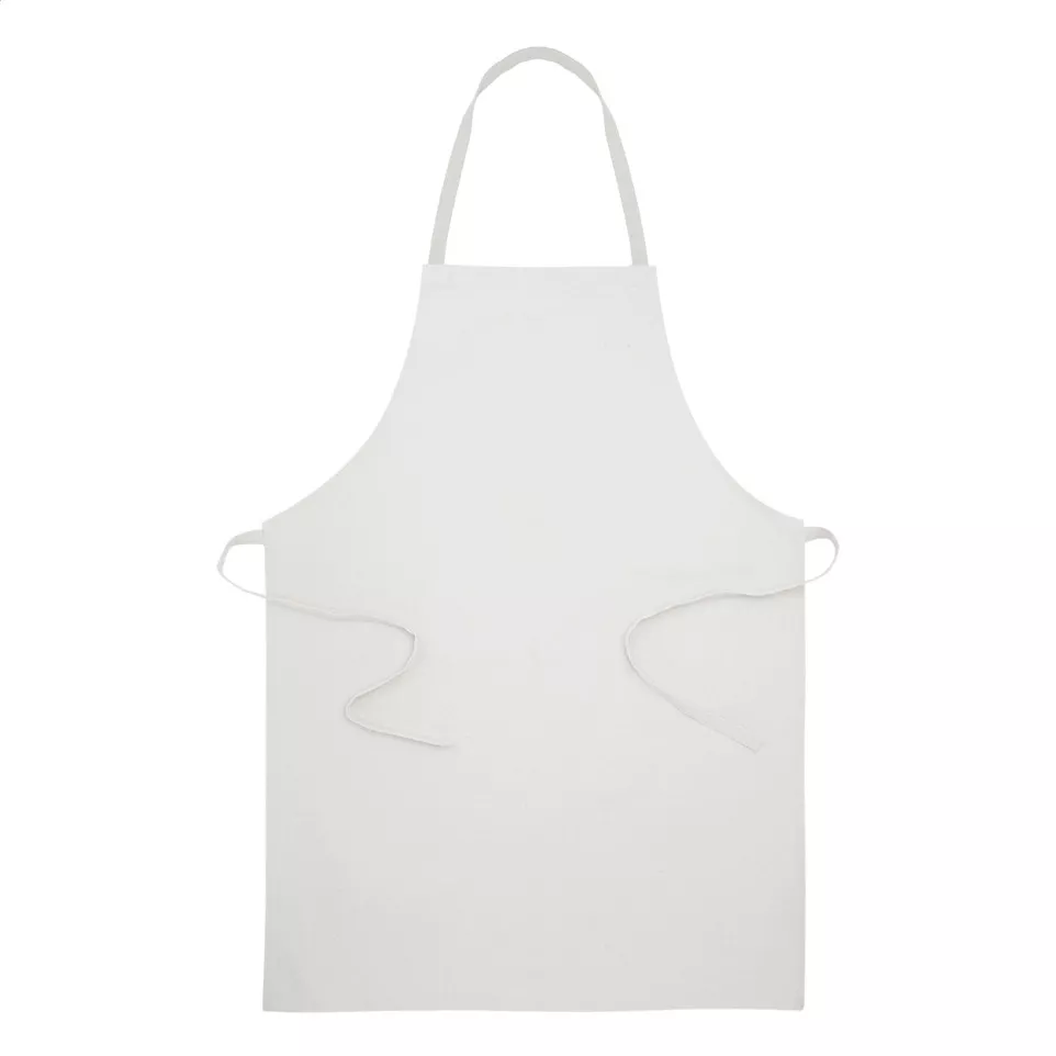Commis white  cotton apron 