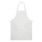 Commis blanc  tablier en coton recyclé 