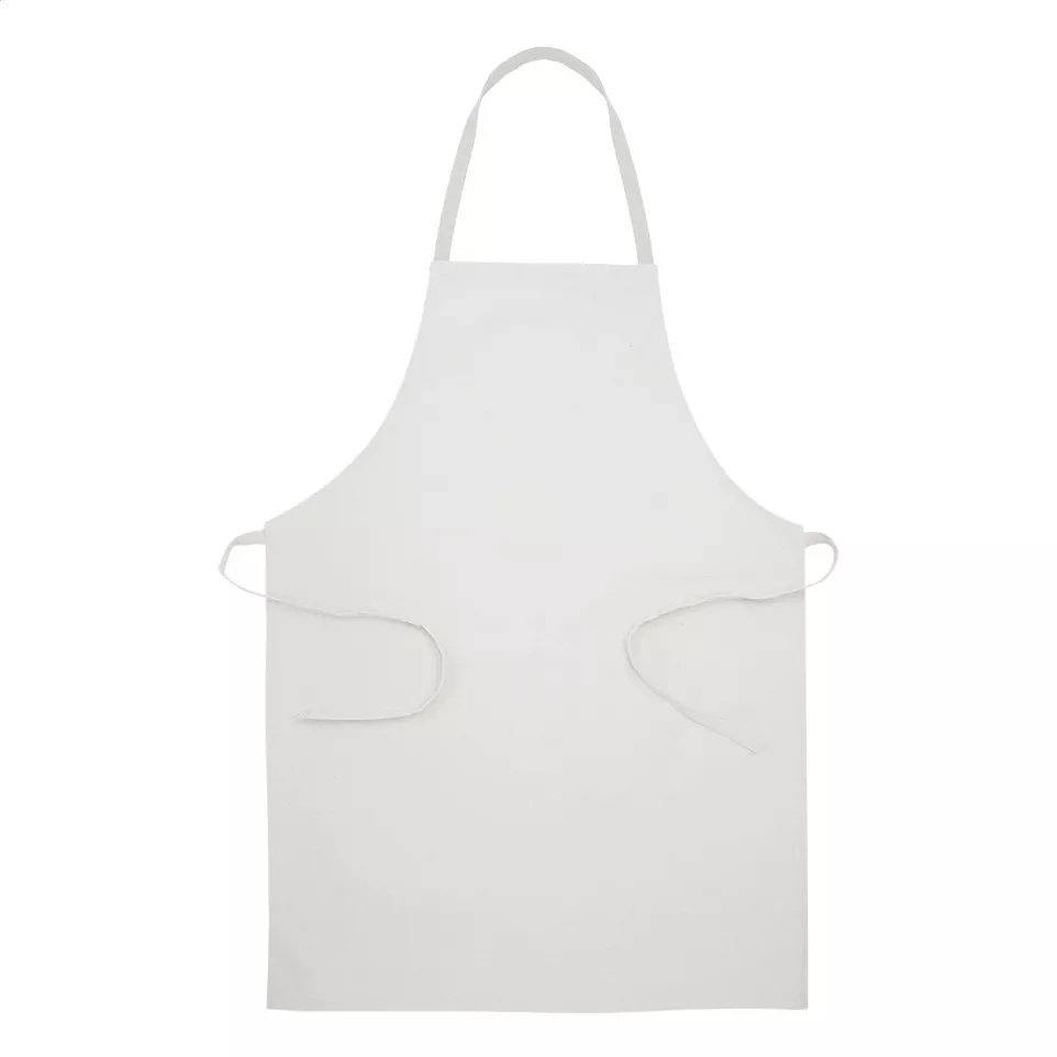 Commis white  cotton apron 